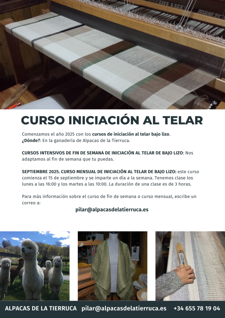 CURSO INICIACIÓN AL TELAR 2025